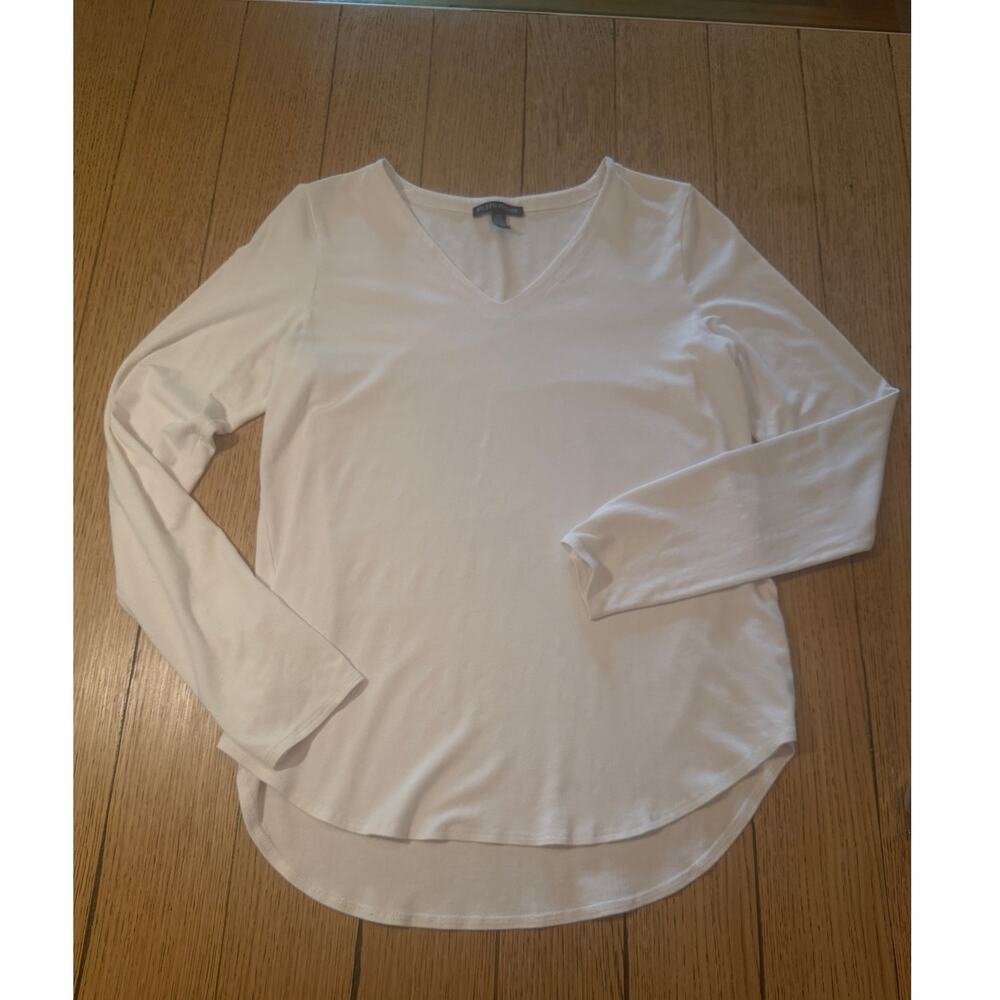Eileen Fisher Long Sleeve Tee Shirt Size SP (Small) - Excellent Used Condition